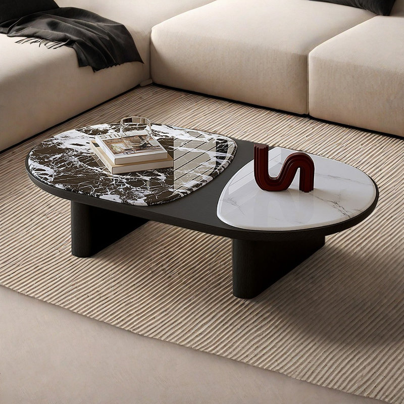 Table basse ovale de salon