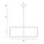 Luminaire suspendu 6 lumières