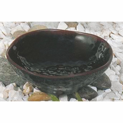 Tenmoku 7 oz. Melamine Wave Rice Bowl