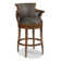 Mackenzie Swivel Upholstered Counter Stool with Solid Wood Frame