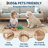 Modern Neutral Non Slip Washable Rugs, Contemporary Border Print Pattern Foldable Soft Carpet, Low Pile Floor Mat-1122502261