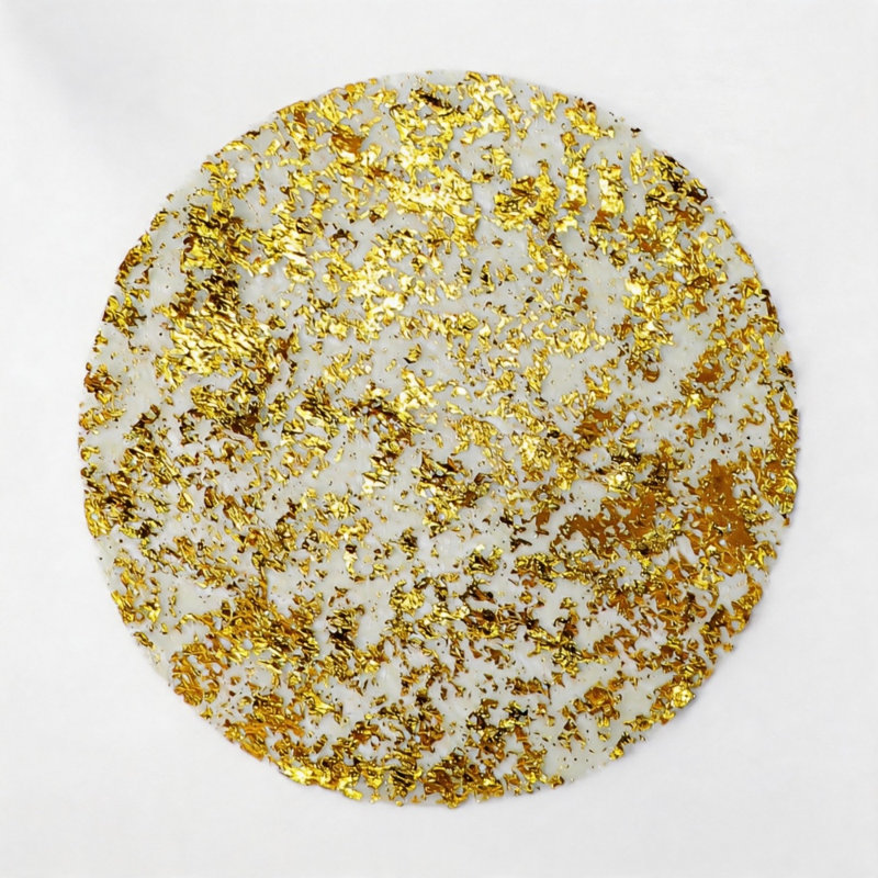 100 napperons jetables ronds dorés 100 pièces 13 pouces