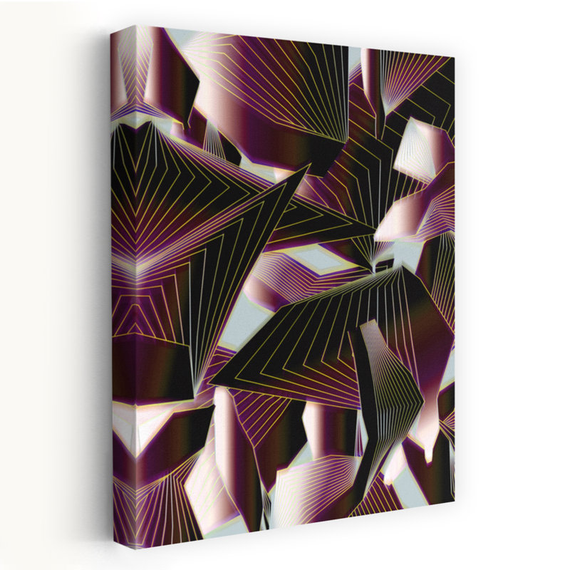 Art contemporain abstrait Magnolia, H 12 po x l 8 po