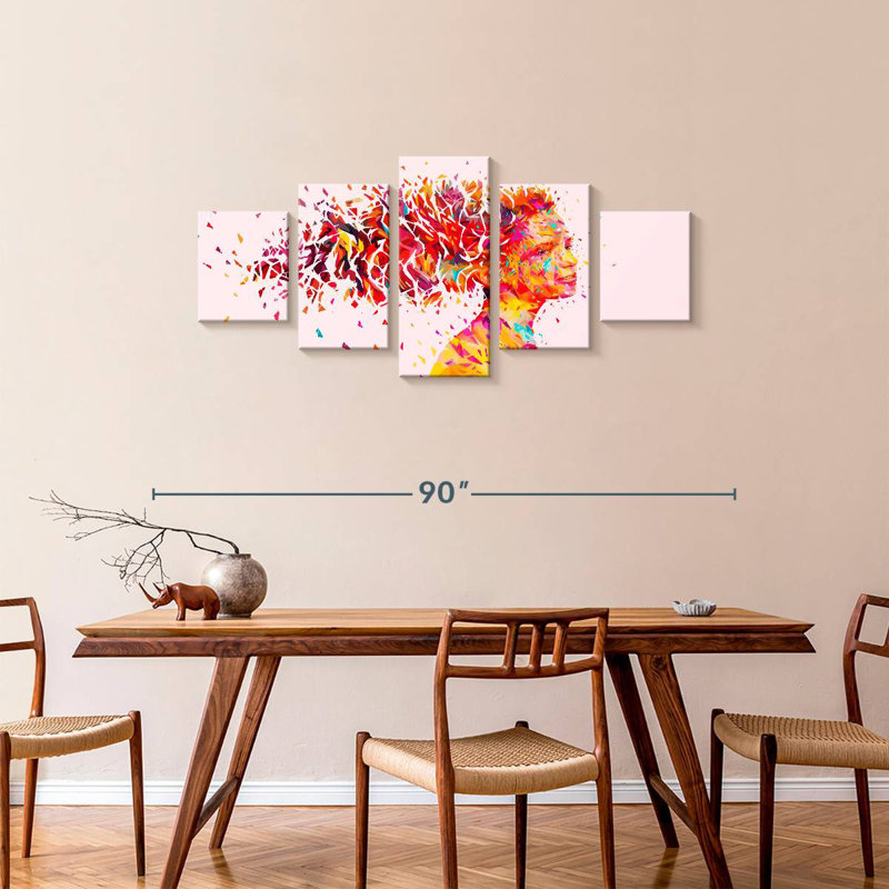 Wind, 34" H x 74" W