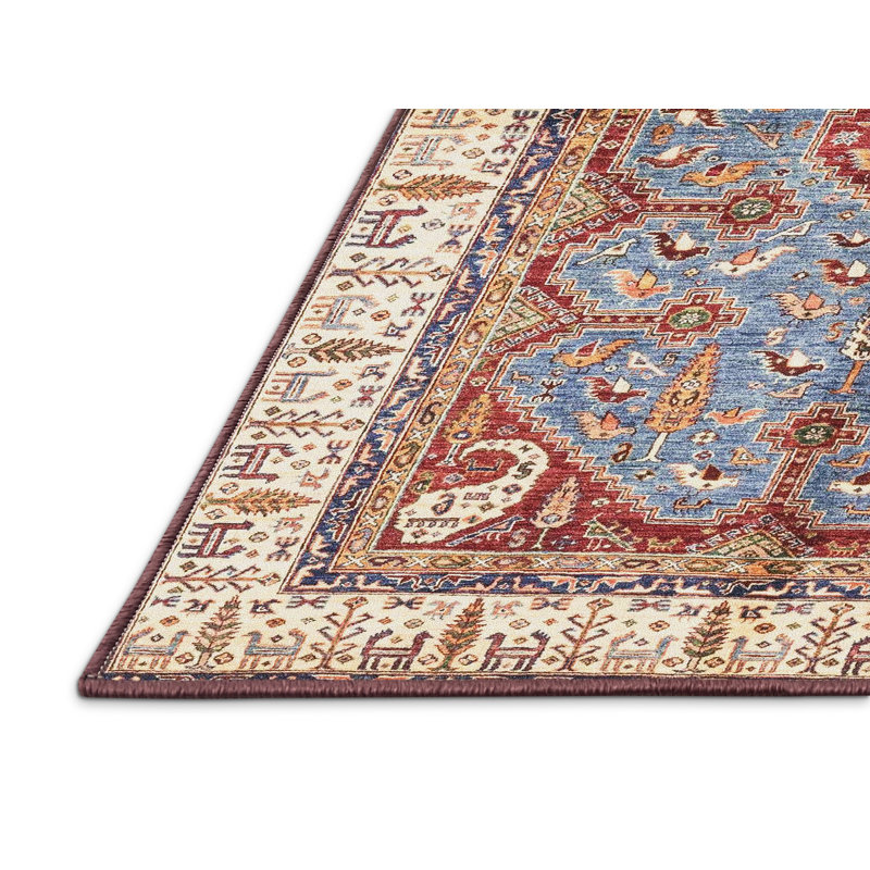 Abstract Indoor Rug, Rectangle 2' x 4'
