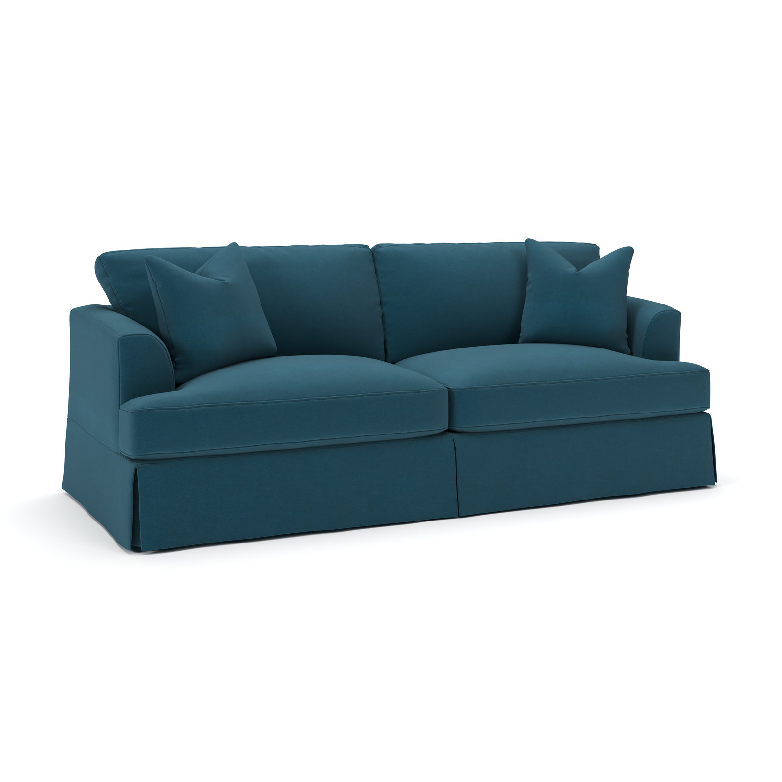 Lucia 92.5'' Upholstered Sofa, Bayou Midnight Canvas