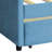 Twin Size Daybed With Two Drawers And Enticing Upholstery - Blue Wood Slat Upholstered In-2144476064