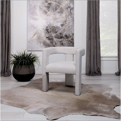 Chaise d'appoint rembourrée Verda
