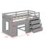 Lit mezzanine moderne avec tablette ouverte-834019194