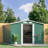 Ajay 8ft. W x 10ft. D Metal Apex Tool Shed-1616926725
