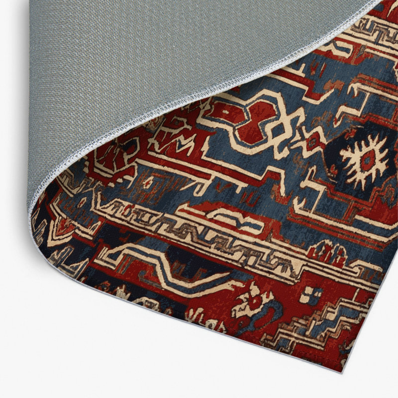 ArtDeco Brown Indoor and Outdoor Area Rug, Rectangle 4' x 6'