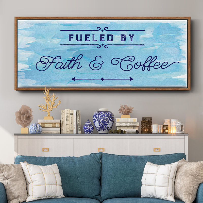 Fueled By- Framed Canvas