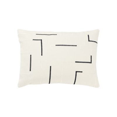 Odile 100% Cotton Lumbar Rectangular Pillow Cover & Insert
