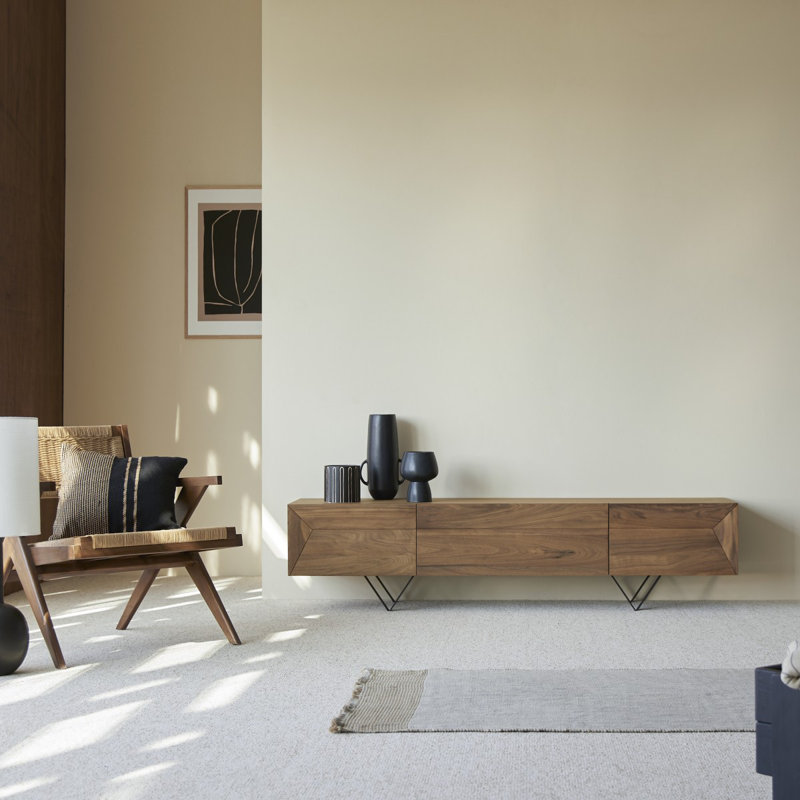Metric Solid Wood TV Stand