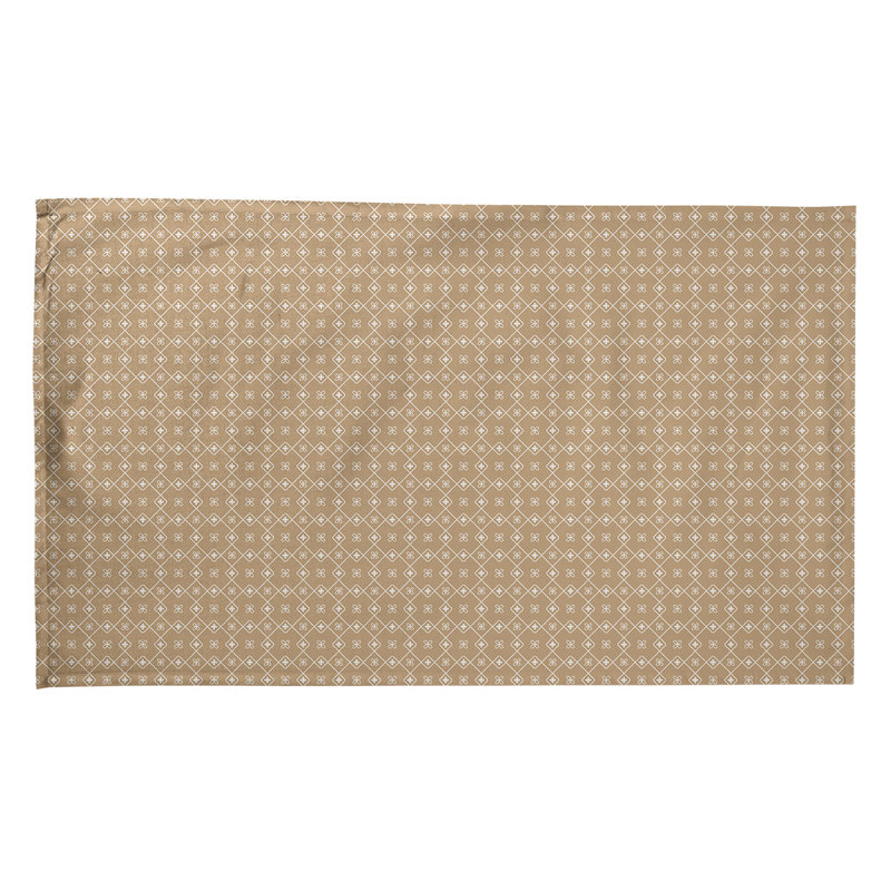 Torchon Miryn, Polyester sergé, Brun