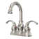 Centerset 2-handle Bathroom Faucet with Drain Assembly