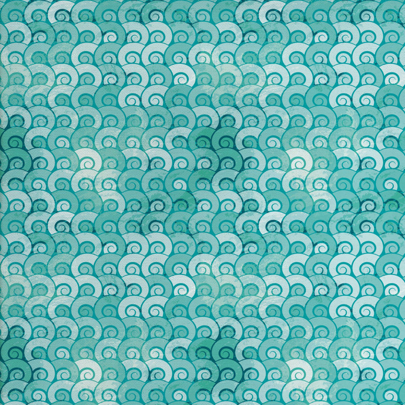 Tissu océan, l 36 po x L 360 po