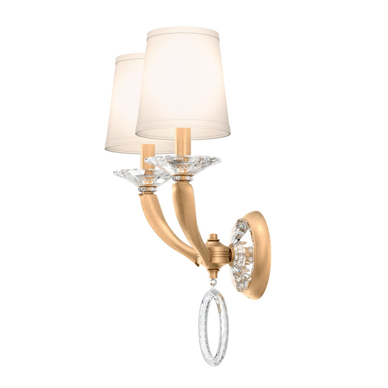 Emilea 2 - Light Candle Wall Light, French Gold
