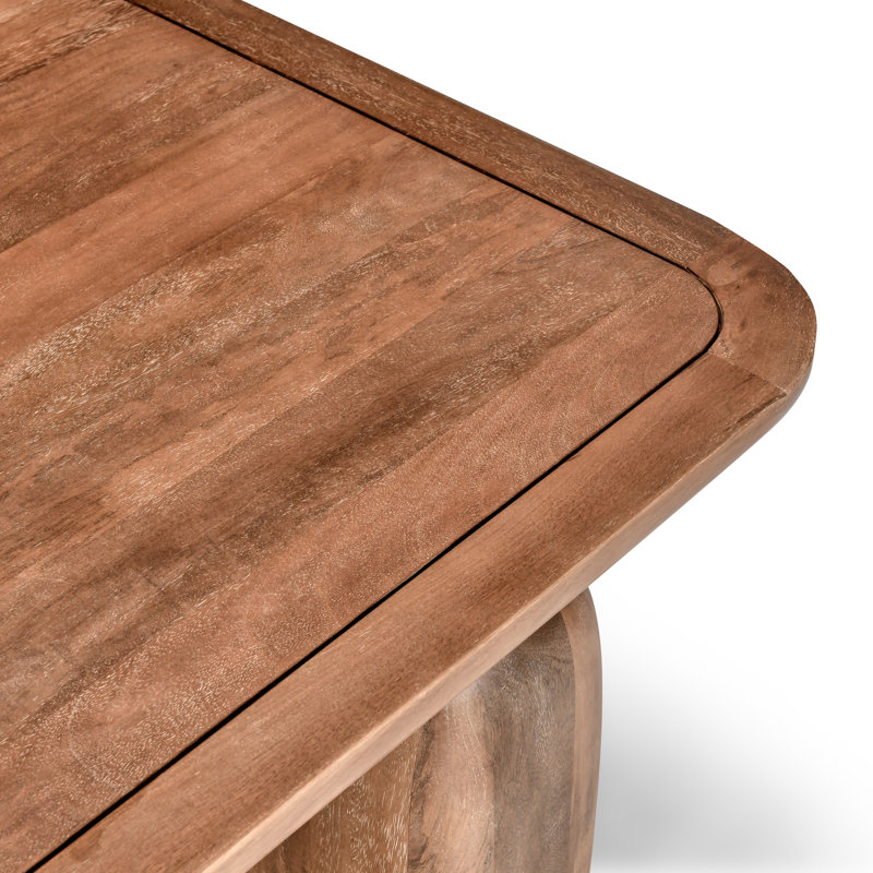 Table basse en bois massif Bergholt