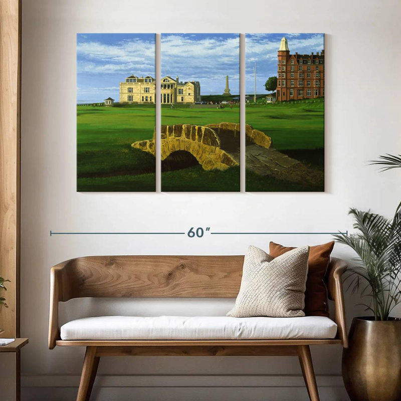 Rorry Golf Course V, 32" H x 50" W