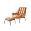 Fauteuil d'appoint et repose-pieds Sandstone-458931436