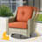 Daliya Wicker 5 - Person Patio Conversation Set with Cushions-779434235