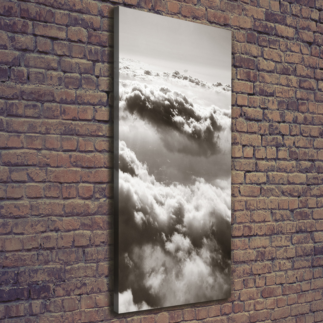 Flug Ã¼ber die Wolken - Kunstdrucke auf Leinwand - Wrapped Canvas