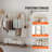 Mahana Metal Adjustable Clothing Rack