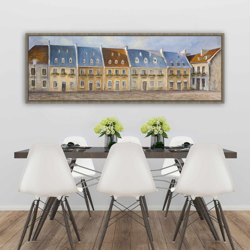 Vieux Québec - Toile encadrée contemporaine
