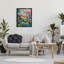Paysage de jardin fantaisiste sur toile-93925785-93925786