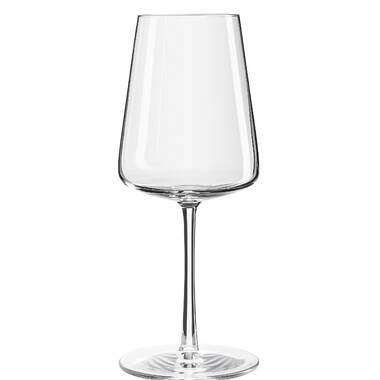 Nutrichef 15 oz. Crystal-Clear Stemless Wine Glass Set (Set of 4)