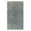 Vintage Turkish Rug, Blue And Black With Diamond Geometric Pattern – Rug & Kilim