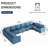 Cissiee Upholstered U-Shaped Sectional Right Hand Facing-856269381