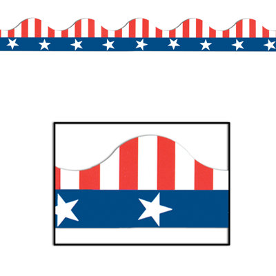 Bordure patriotique - paquet de 12