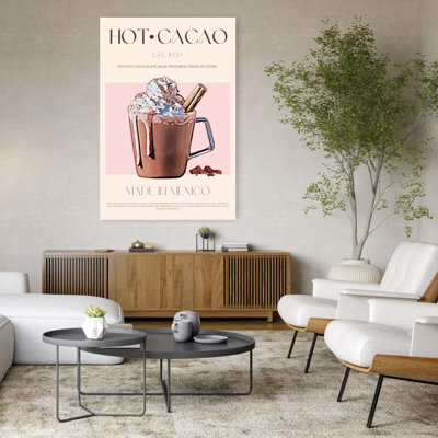 Art mural contemporain Sweet Hot Cacao