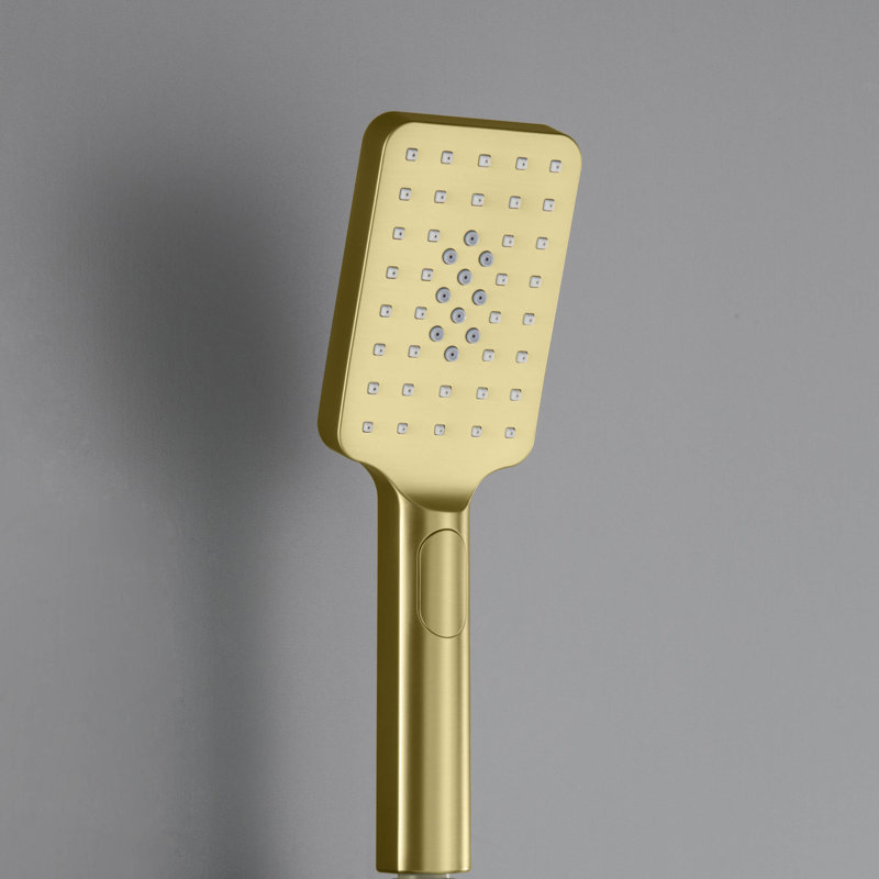 Full/Standard Handheld Shower Head 1.75 GPM GPM, Brushed Gold