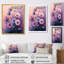 Wildflower Dreams In Violet Surréalisme I - Art mural fleurs sauvages-2047510846-2047510836-2047510835