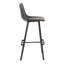 Upholstered Counter Stool with Metal Frame-99412570