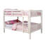 Lit escamotable en bois massif de style transitionnel avec lit superposé double au-dessus d'un lit double et couchette en noyer foncé inclus-1788144218-1788144216