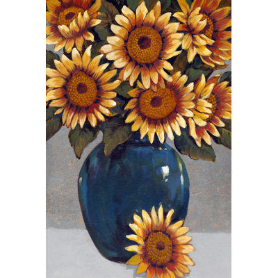Vase de tournesols I
