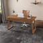 Bureau de direction 55 "Mid-Century noyer brun avec tiroir - Solution de bureau à domicile de qualité supérieure