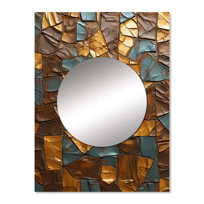Tolima Tree illusions fantasy - Sifi Decorative Mirror, Green Wall Mirror, Printed Metal Art