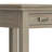 Artisan Solid Wood Transitional Narrow Rectangular End Table with Drawer and Tapered Legs-1127285229-1187834103