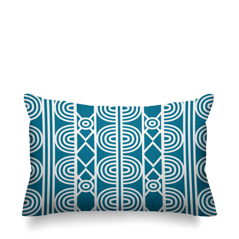 Housse et insert de coussin extérieur Isabis, Turquoise