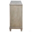 Commode 6 tiroirs en chêne délavé patiné