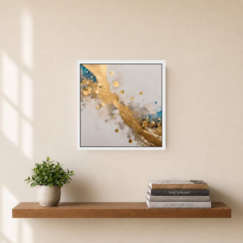 «Revelation 3,20 The Open Door (Square)» par Mark Lawrence, reproduction, H 31,5 po x l 31,5 po x P 2 po, Cadre flottant