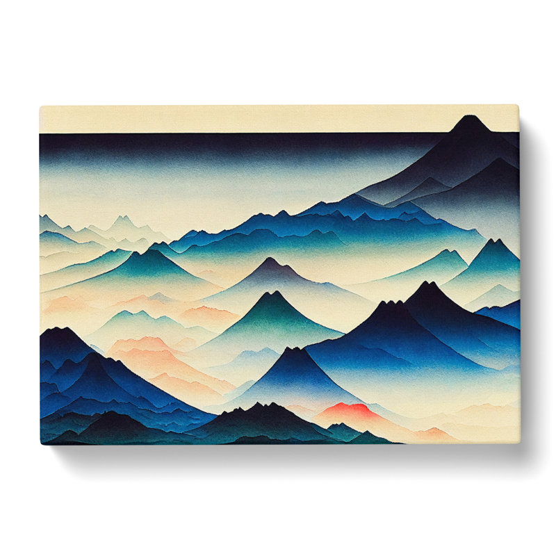 Japanese Mountain Vol.1 - Wrapped Canvas, 35cm H x 50cm W x 3cm D