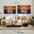 " State Map Over Arizona Flag " 3 - Pieces-98562199