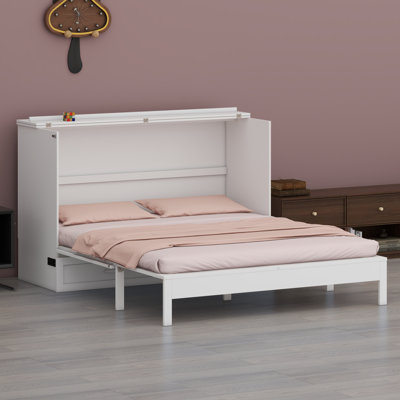 Murphy Bed with Integrated Drawer Storage System