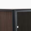 Vitrine lumineuse de 51,2 po de hauteur avec porte en verre trempé, vitrine à cadre en métal DEL, style minimaliste moderne, pour le salon, le bureau et le bureau